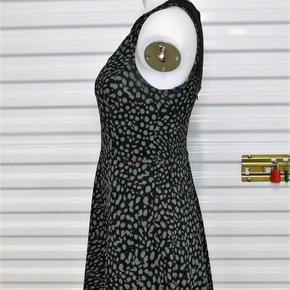 GUESS Skater Spotted Dress with Mesh Insert size 4 - Picture 6 of 8